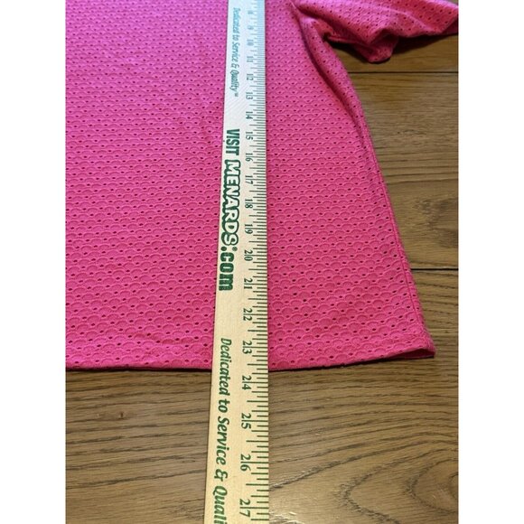 Ann Taylor Factory Women Blouse Top Long Sleeve‎ Pink Size Medium Breathable NWT - Picture 3 of 11